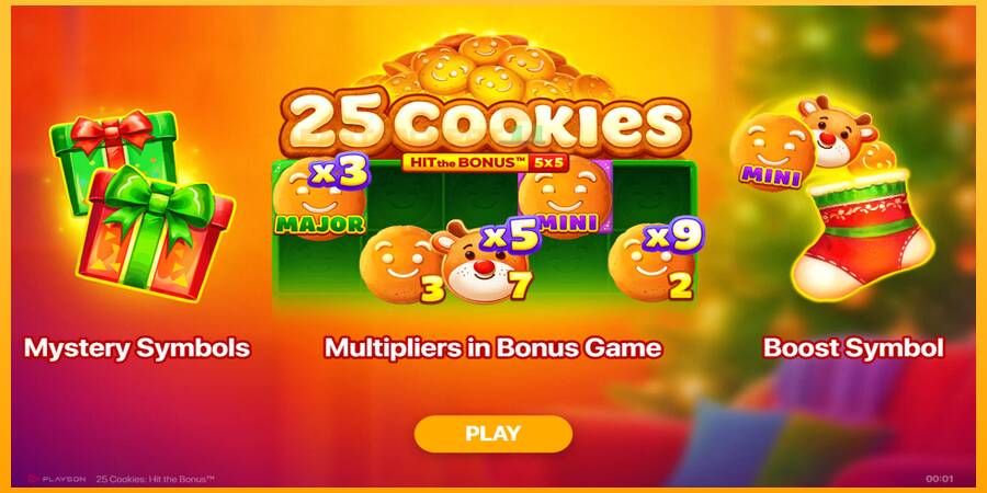 Hrací automat: 25 Cookies: Hit the Bonus s reálnou šancou na výhru