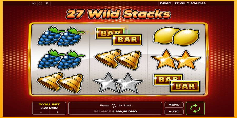 Hrací automat: 27 Wild Stacks s reálnou šancou na výhru