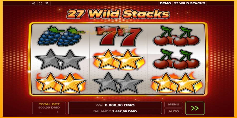 Hrací automat: 27 Wild Stacks s reálnou šancou na výhru