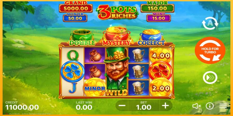 Hrací automat: 3 Pots Riches: Hold and Win s reálnou šancou na výhru