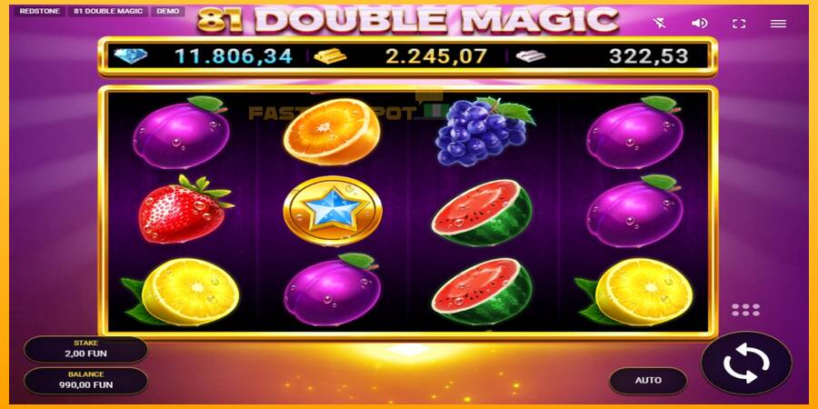 Hrací automat: 81 Double Magic s reálnou šancou na výhru