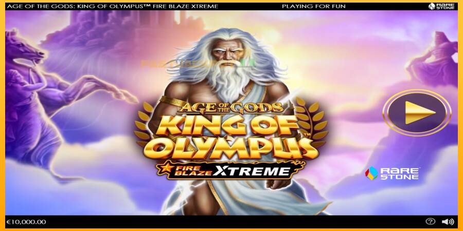 Hrací automat: Age of the Gods: King of Olympus Fire Blaze Xtreme s reálnou šancou na výhru