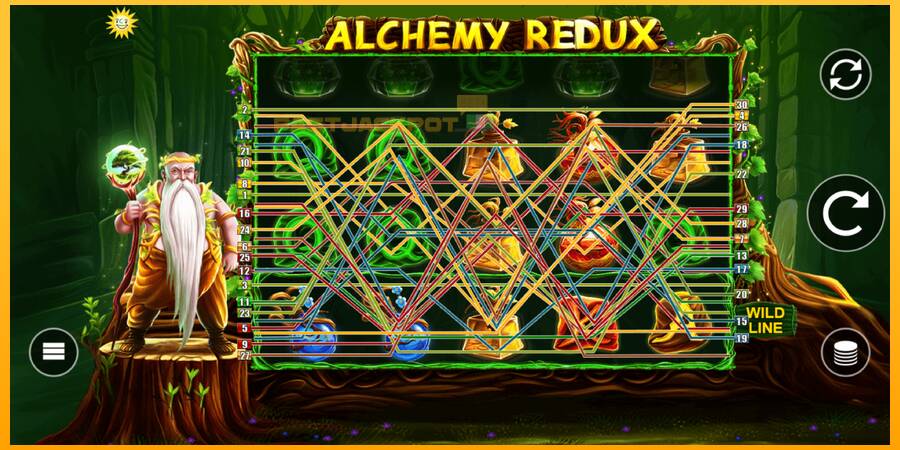 Hrací automat: Alchemy Redux s reálnou šancou na výhru