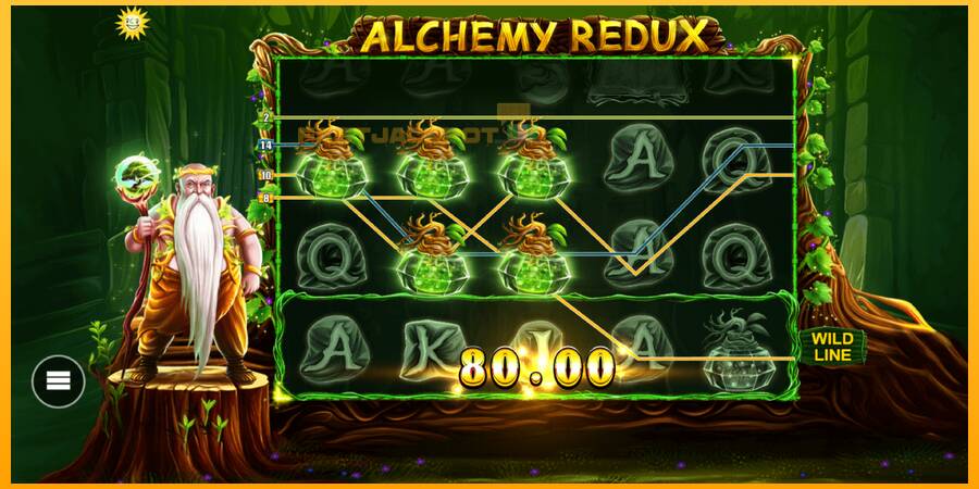 Hrací automat: Alchemy Redux s reálnou šancou na výhru