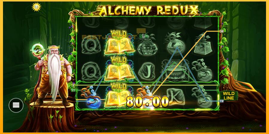 Hrací automat: Alchemy Redux s reálnou šancou na výhru