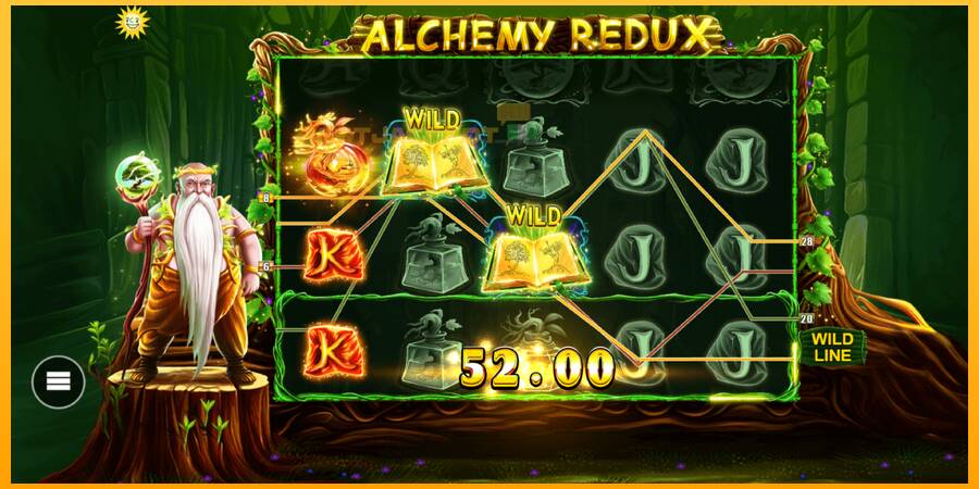 Hrací automat: Alchemy Redux s reálnou šancou na výhru