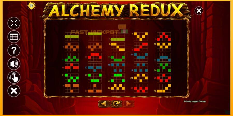 Hrací automat: Alchemy Redux s reálnou šancou na výhru