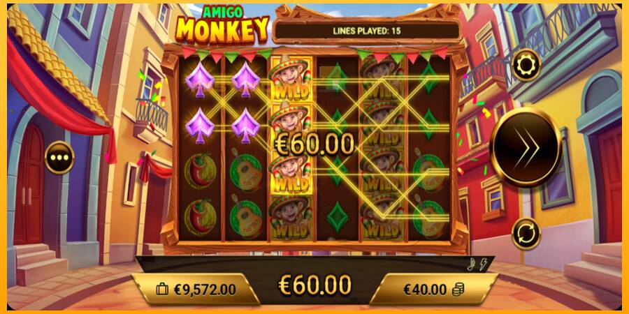 Hrací automat: Amigo Monkey s reálnou šancou na výhru