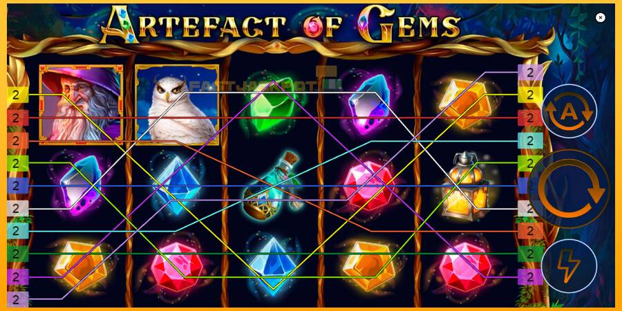 Hrací automat: Artefact of Gems s reálnou šancou na výhru