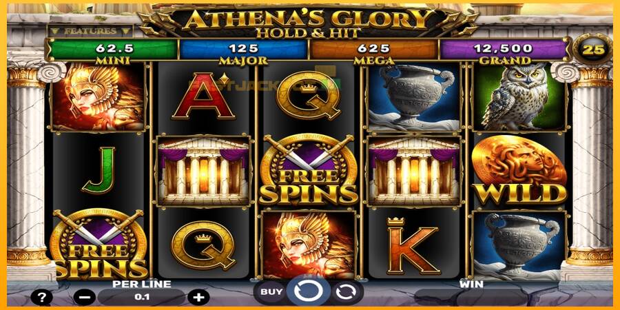 Hrací automat: Athenas Glory Hold & Hit s reálnou šancou na výhru