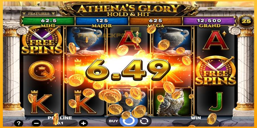 Hrací automat: Athenas Glory Hold & Hit s reálnou šancou na výhru