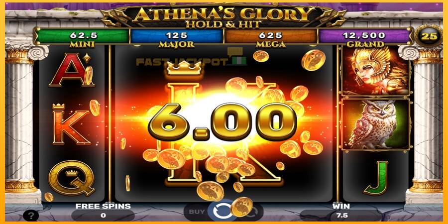 Hrací automat: Athenas Glory Hold & Hit s reálnou šancou na výhru