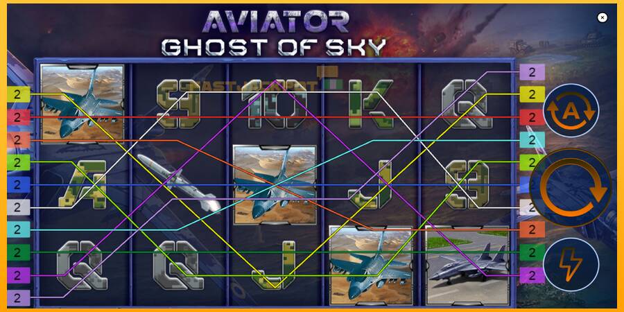 Hrací automat: Aviator: Ghost of Sky s reálnou šancou na výhru