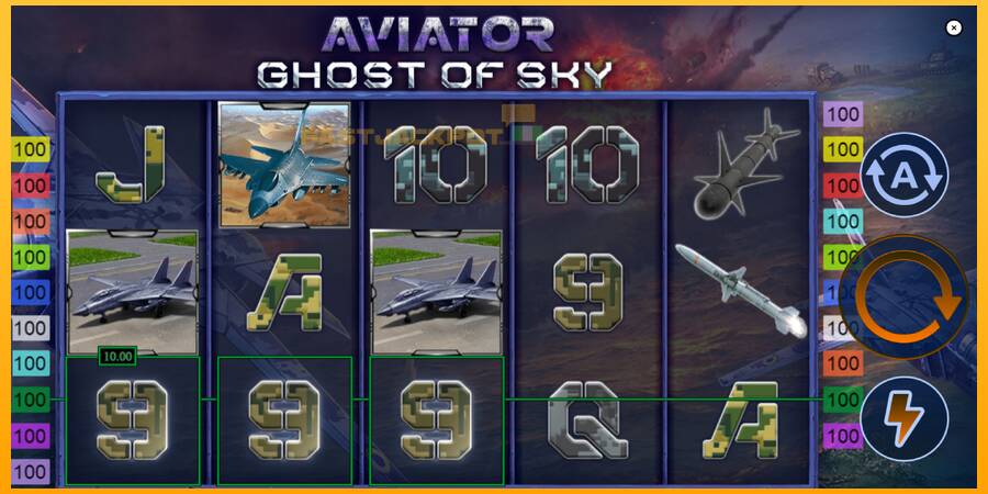 Hrací automat: Aviator: Ghost of Sky s reálnou šancou na výhru