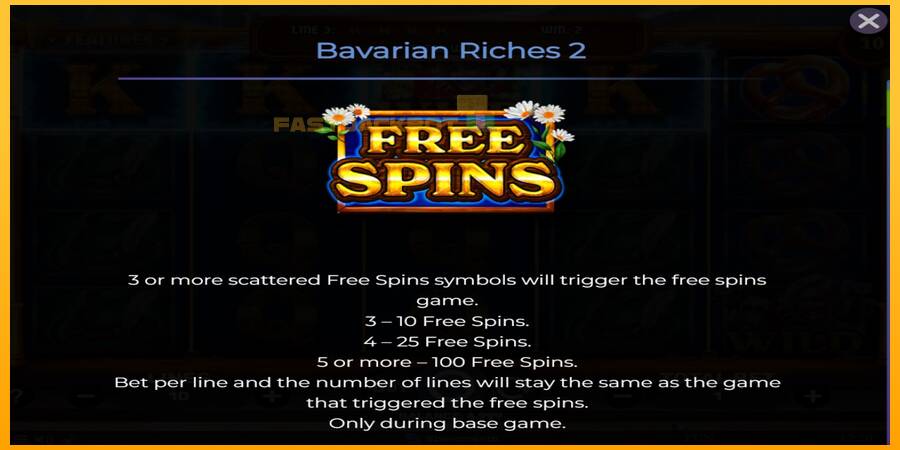 Hrací automat: Bavarian Riches 2 s reálnou šancou na výhru