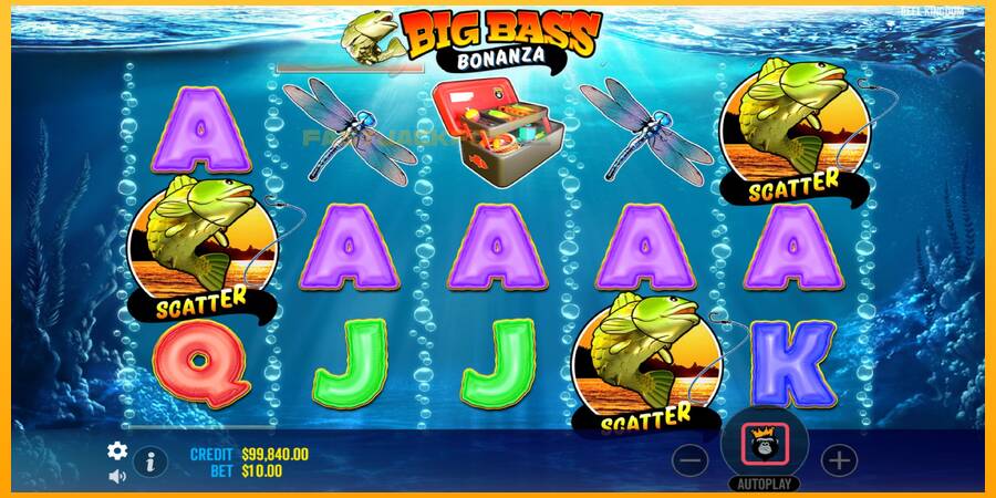 Hrací automat: Big Bass Bonanza s reálnou šancou na výhru