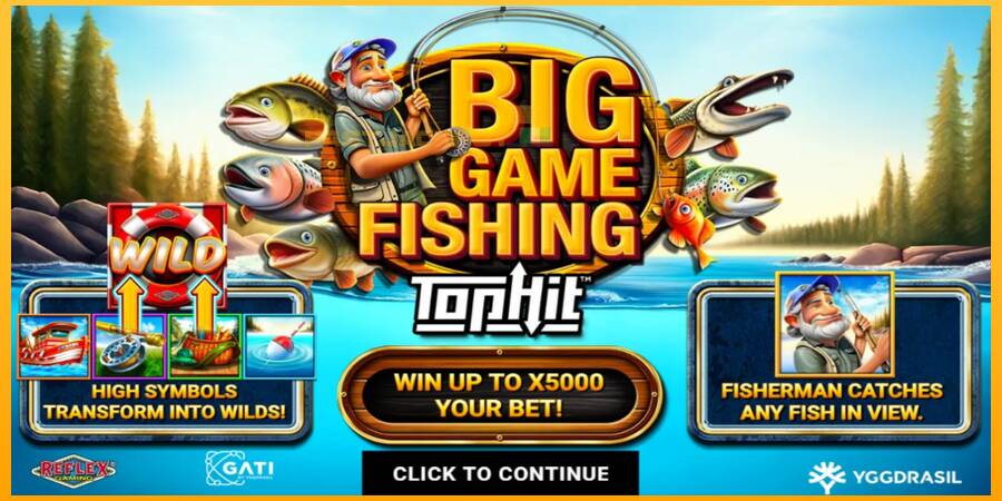 Hrací automat: Big Game Fishing s reálnou šancou na výhru