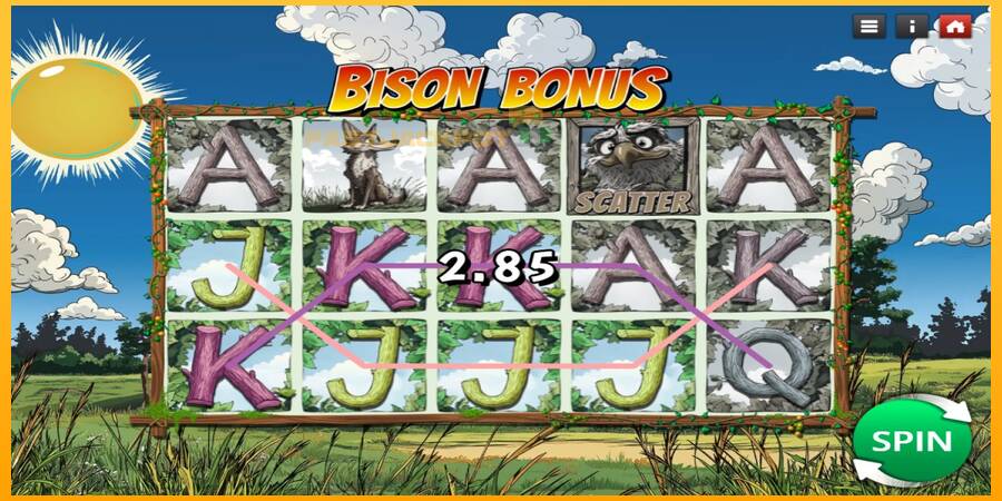 Hrací automat: Bison Bonus s reálnou šancou na výhru