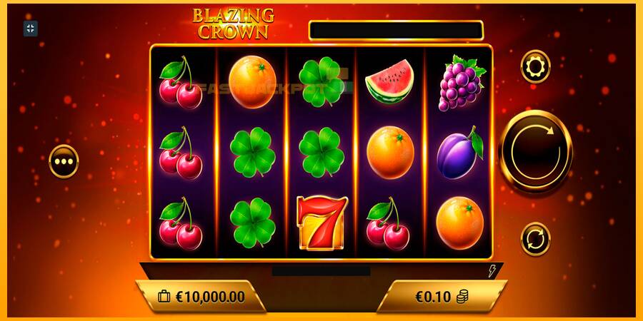 Hrací automat: Blazing Crown s reálnou šancou na výhru