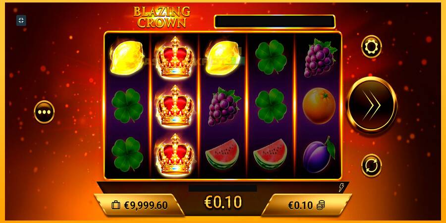 Hrací automat: Blazing Crown s reálnou šancou na výhru