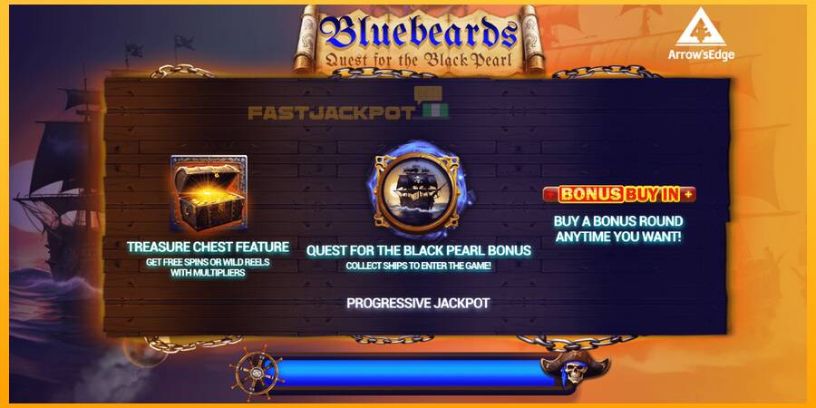 Hrací automat: Bluebeard Quest for the Black Pearl s reálnou šancou na výhru