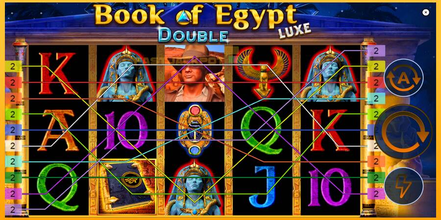 Hrací automat: Book of Egypt Double Luxe s reálnou šancou na výhru