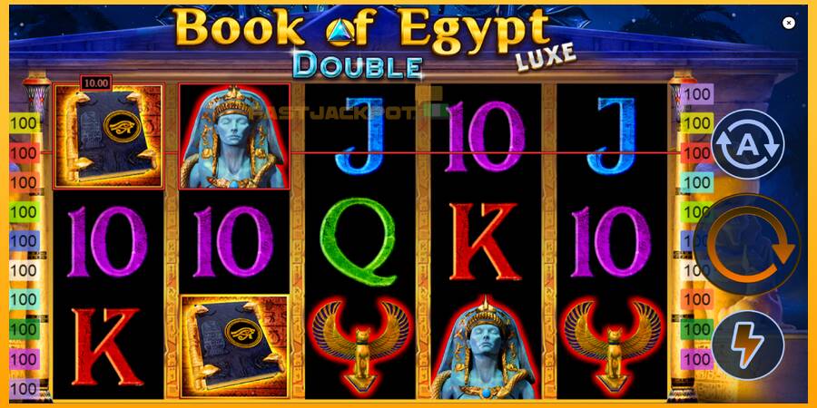 Hrací automat: Book of Egypt Double Luxe s reálnou šancou na výhru