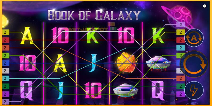 Hrací automat: Book of Galaxy s reálnou šancou na výhru