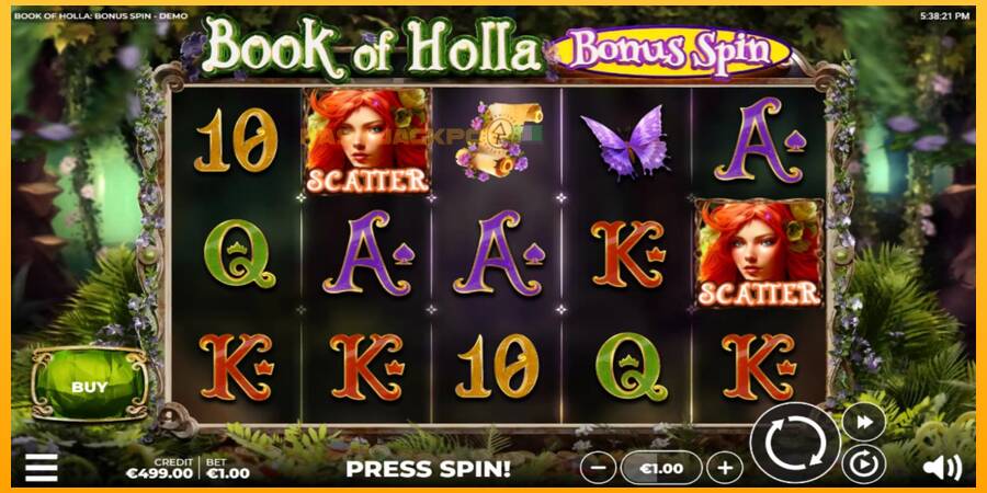 Hrací automat: Book of Holla: Bonus Spin s reálnou šancou na výhru