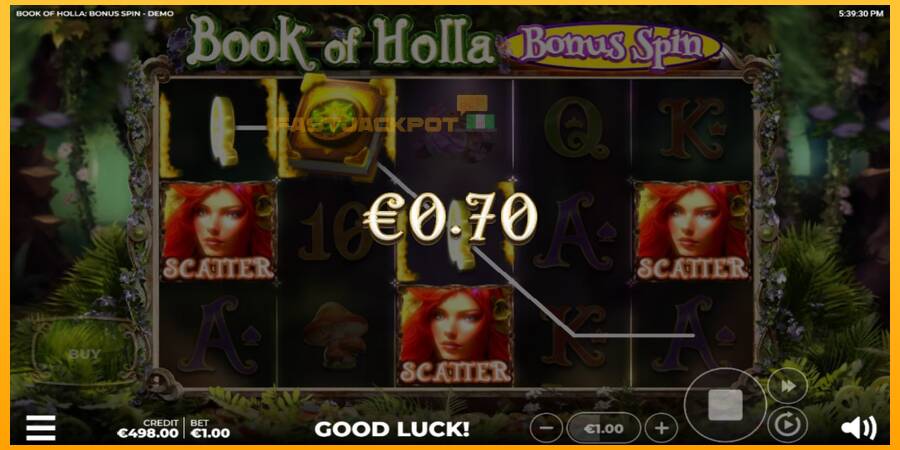 Hrací automat: Book of Holla: Bonus Spin s reálnou šancou na výhru