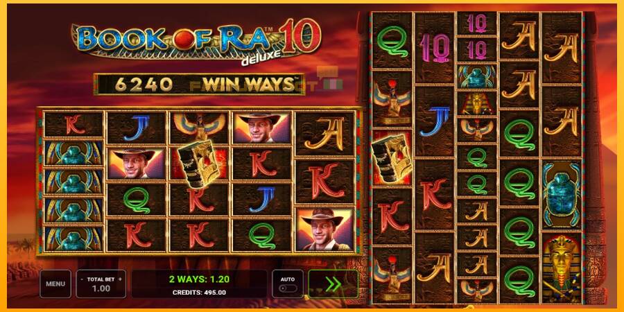 Hrací automat: Book of Ra Deluxe 10 Win Ways s reálnou šancou na výhru