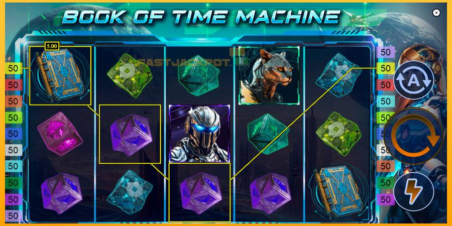 Hrací automat: Book of Time Machine s reálnou šancou na výhru