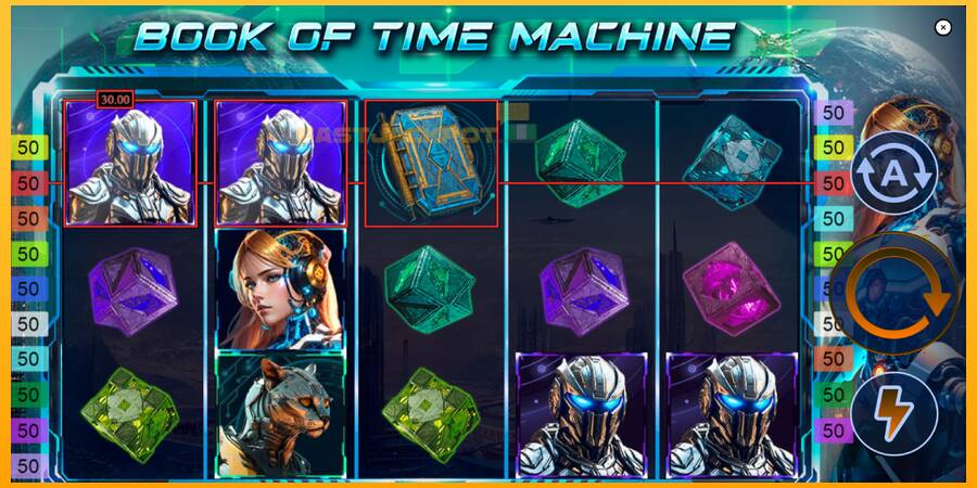 Hrací automat: Book of Time Machine s reálnou šancou na výhru