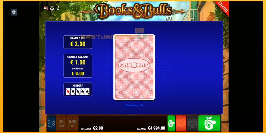 Hrací automat: Books Bulls s reálnou šancou na výhru