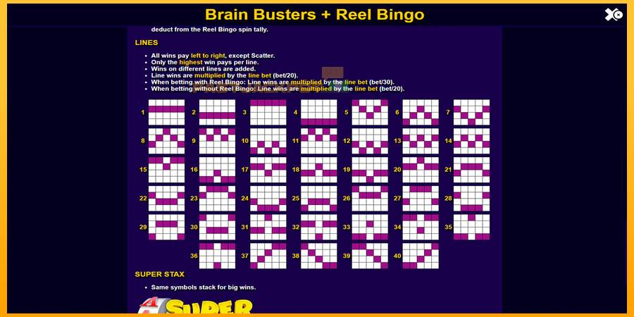 Hrací automat: Brain Busters s reálnou šancou na výhru