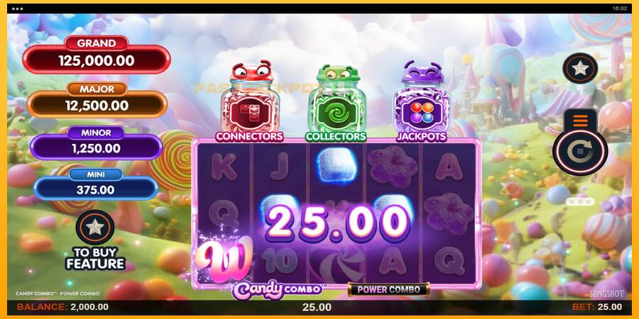 Hrací automat: Candy Combo Power Combo s reálnou šancou na výhru