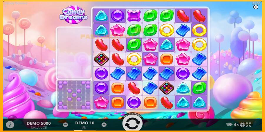 Hrací automat: Candy Dreams s reálnou šancou na výhru