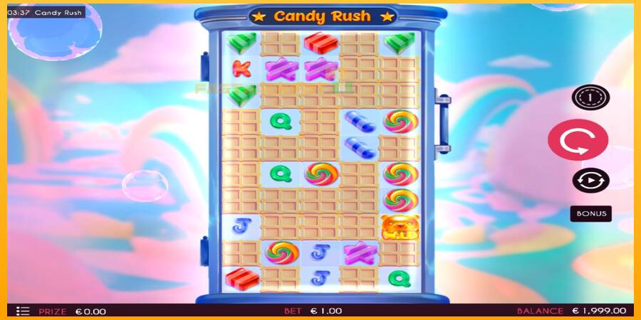 Hrací automat: Candy Rush s reálnou šancou na výhru