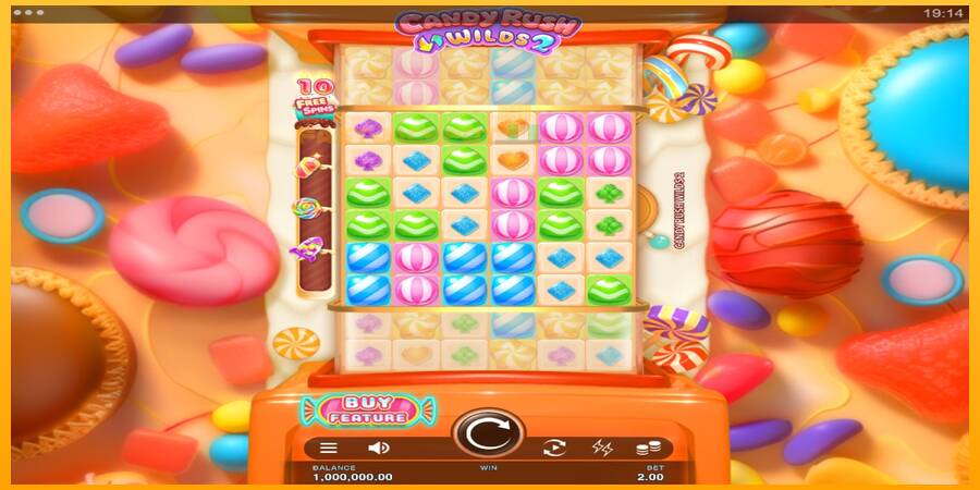 Hrací automat: Candy Rush Wilds 2 s reálnou šancou na výhru