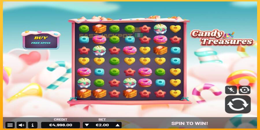 Hrací automat: Candy Treasures s reálnou šancou na výhru