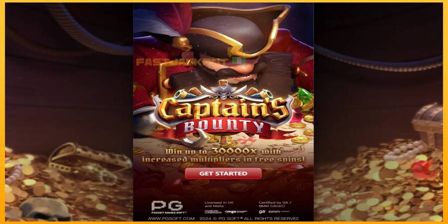 Hrací automat: Captains Bounty s reálnou šancou na výhru