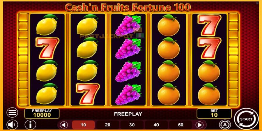 Hrací automat: Cashn Fruits Fortune 100 s reálnou šancou na výhru