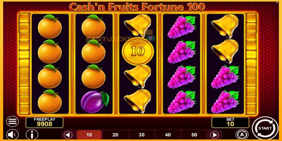 Hrací automat: Cashn Fruits Fortune 100 s reálnou šancou na výhru