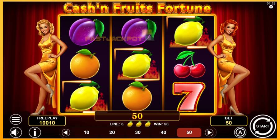 Hrací automat: Cashn Fruits Fortune s reálnou šancou na výhru