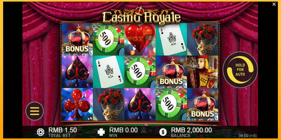 Hrací automat: Casino Royale s reálnou šancou na výhru