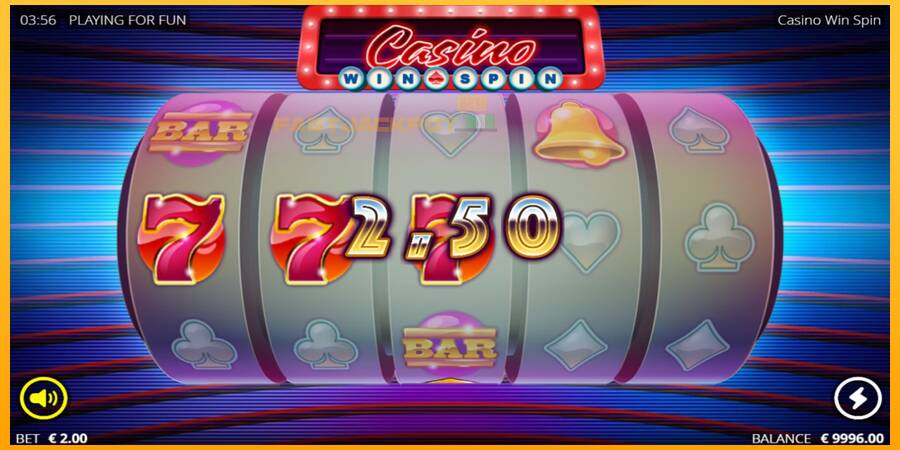 Hrací automat: Casino Win Spin s reálnou šancou na výhru