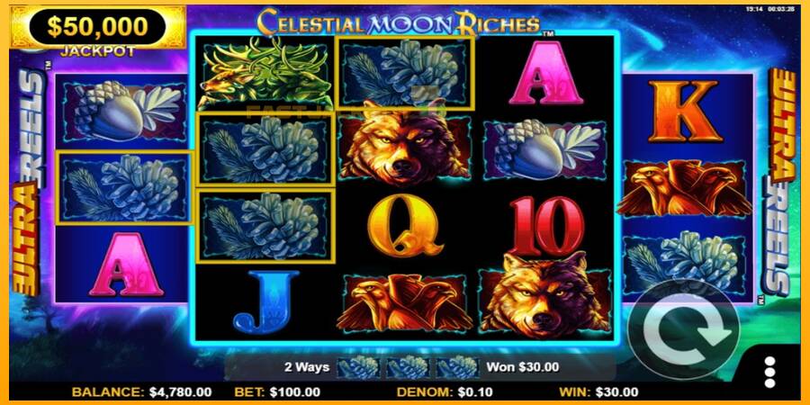 Hrací automat: Celestial Moon Riches s reálnou šancou na výhru