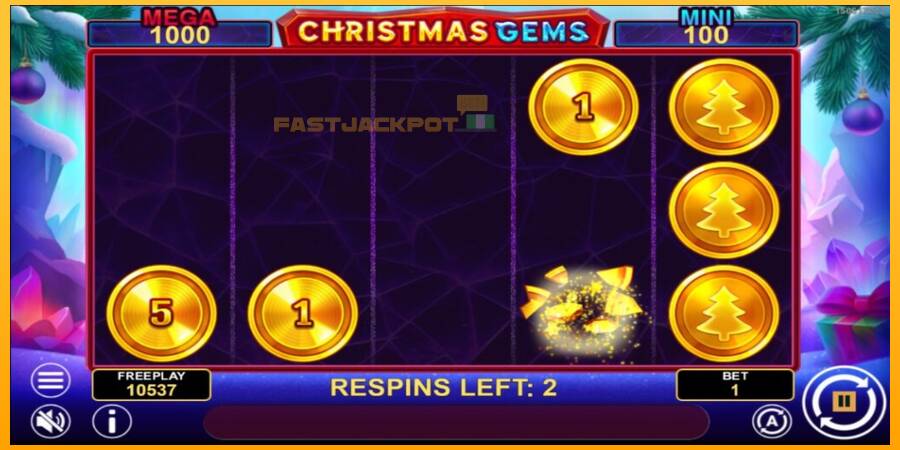 Hrací automat: Christmas Gems Hold & Win s reálnou šancou na výhru