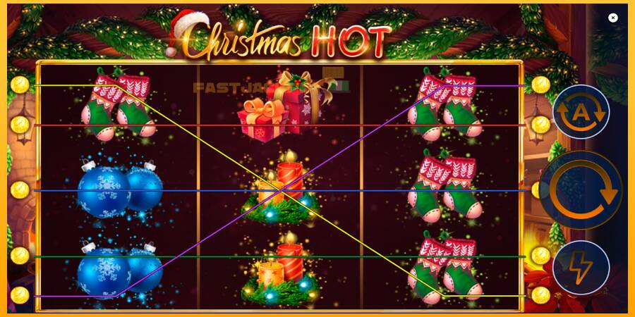 Hrací automat: Christmas Hot s reálnou šancou na výhru