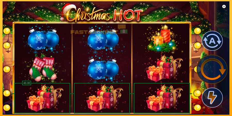 Hrací automat: Christmas Hot s reálnou šancou na výhru